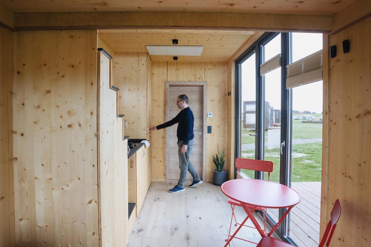 Tiny House Nature 13 Zur Kuhweide - Green Tiny Village Harlesiel Carolinensiel Bagian luar foto