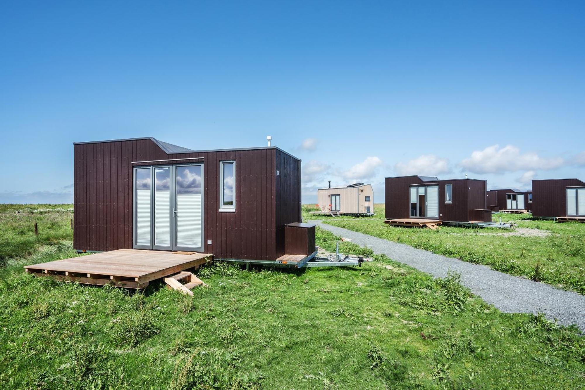 Tiny House Nature 13 Zur Kuhweide - Green Tiny Village Harlesiel Carolinensiel Bagian luar foto
